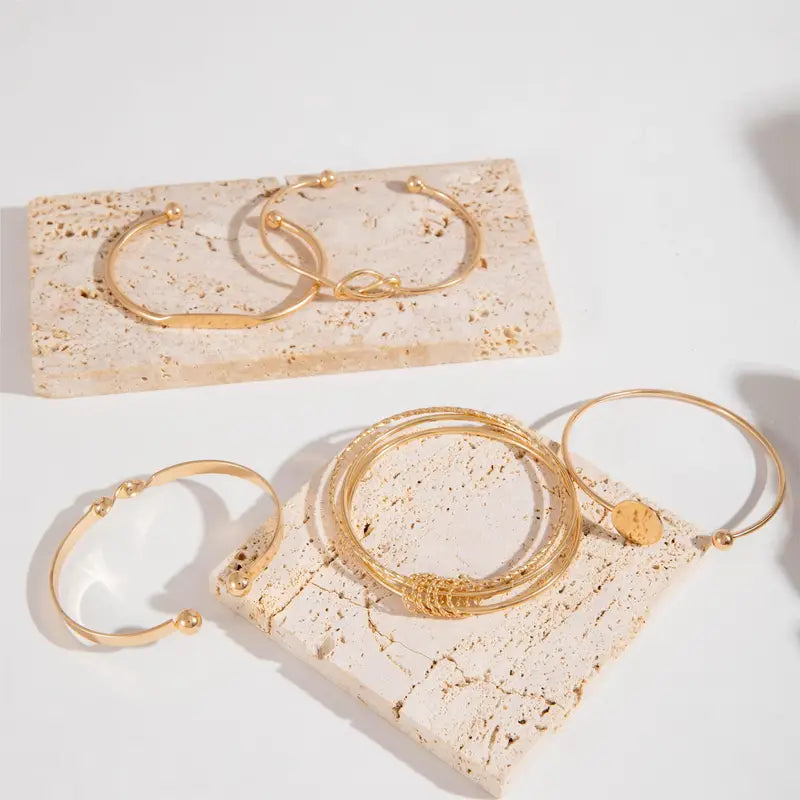 Set de Pulseras Elegance con Nudo