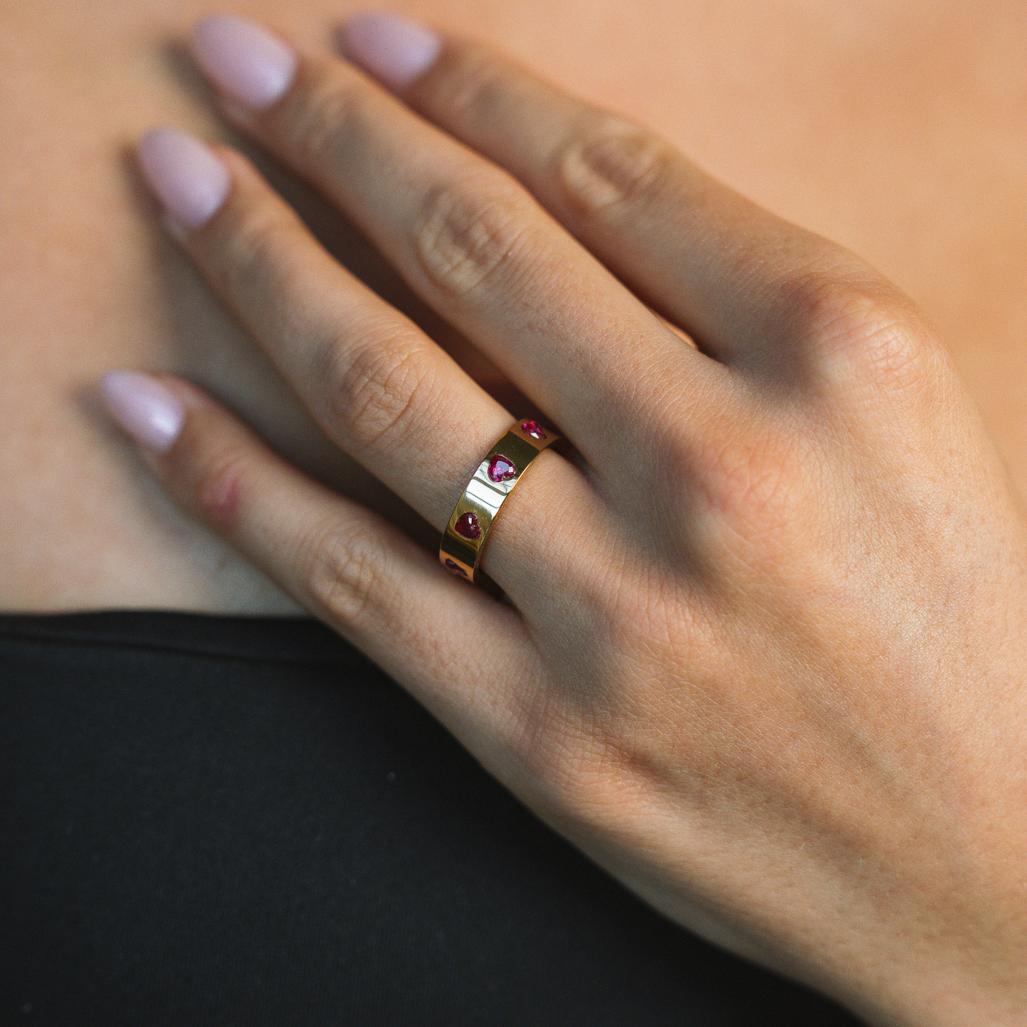 Anillo Crush Chapado en Oro