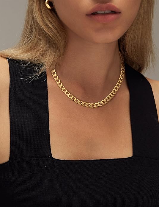 Collar cubano grueso