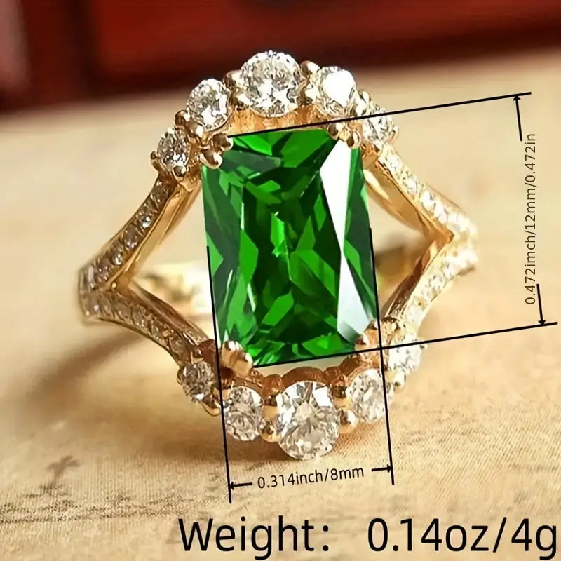 Anillo Esmeralda Amara