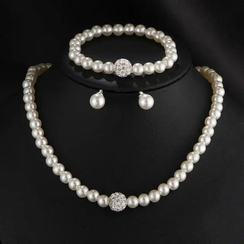 Conjunto de Joyería de Perlas