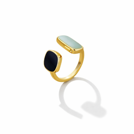 Anillo Envolvente Aguamarina