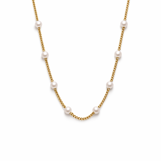 Collar Nura Perla en Oro de 18K