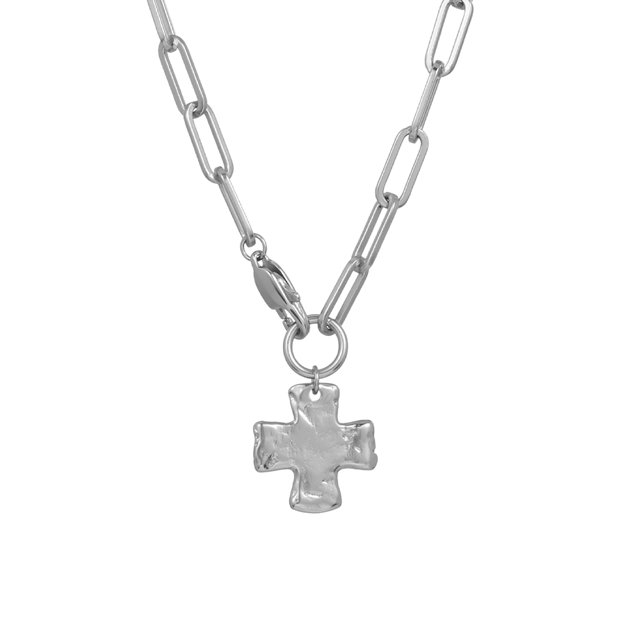 Collar Cruz Gruesa.