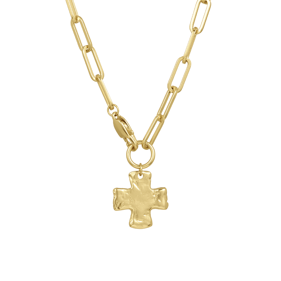 Collar Cruz Gruesa.