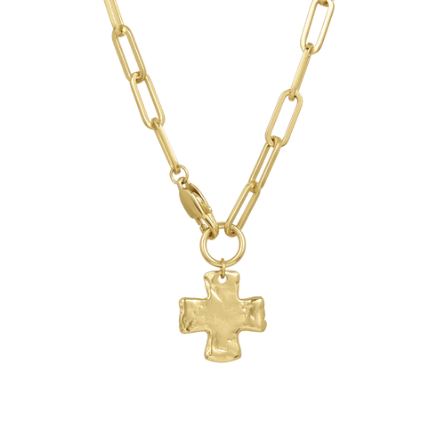 Collar Cruz Gruesa.