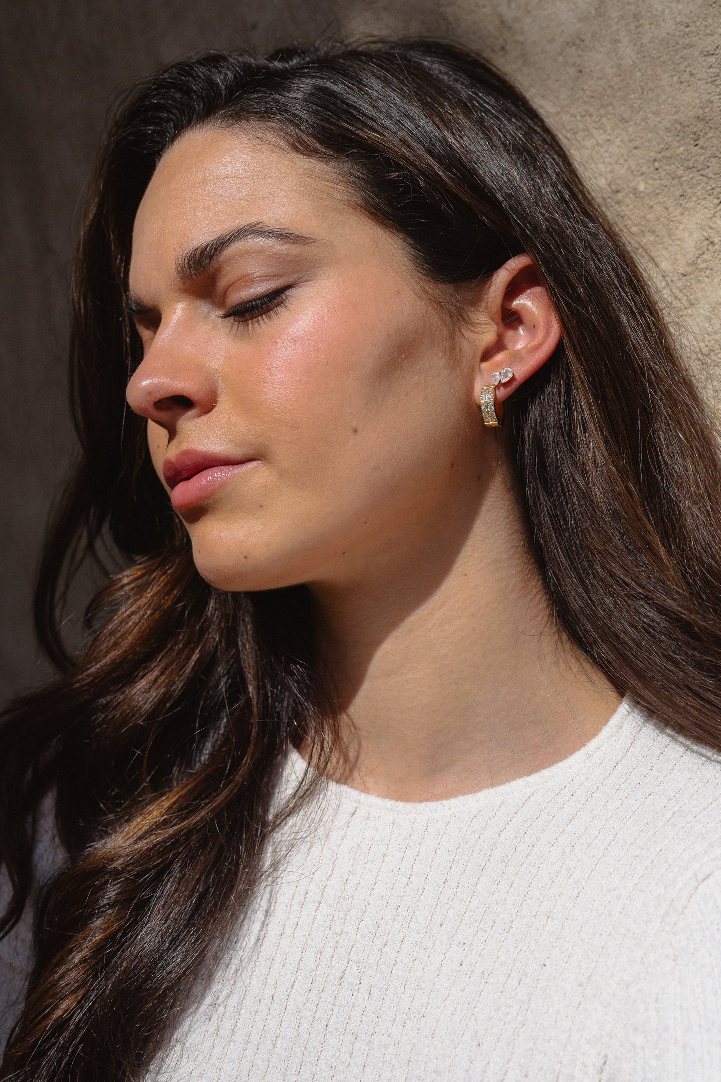 Pendientes DOUBLE PAVÉ