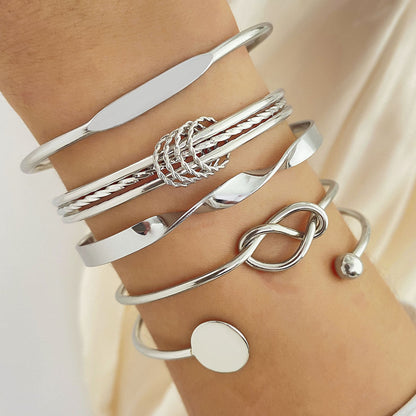 Set de Pulseras Elegance con Nudo