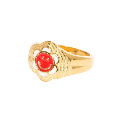 Anello Sunny Flower Placcato Oro