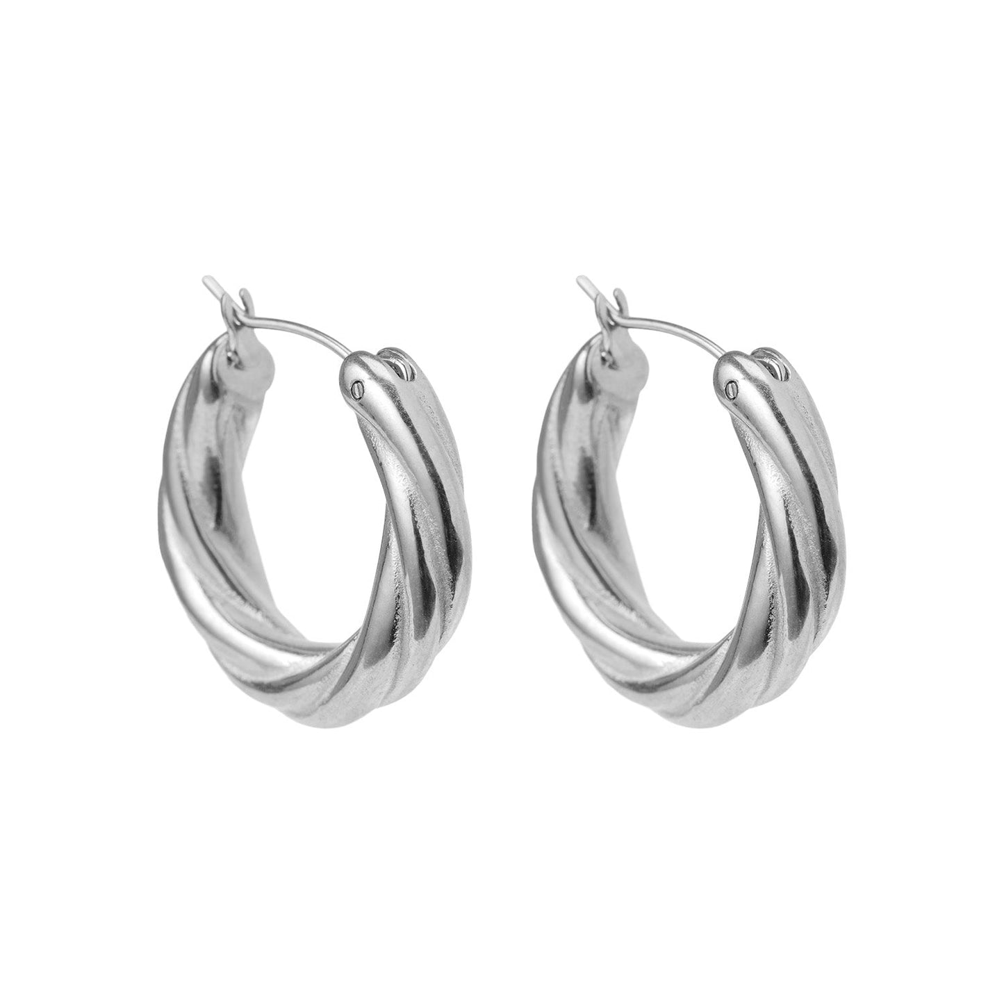 Pendientes de Aro Entrelazados
