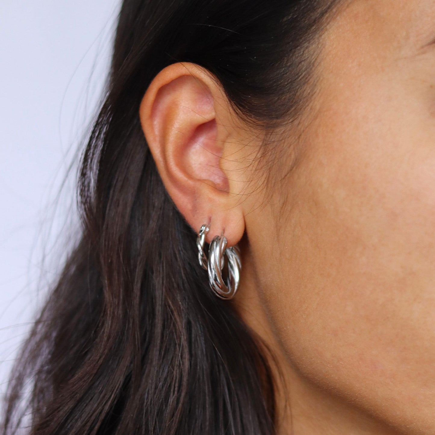Pendientes de Aro Entrelazados