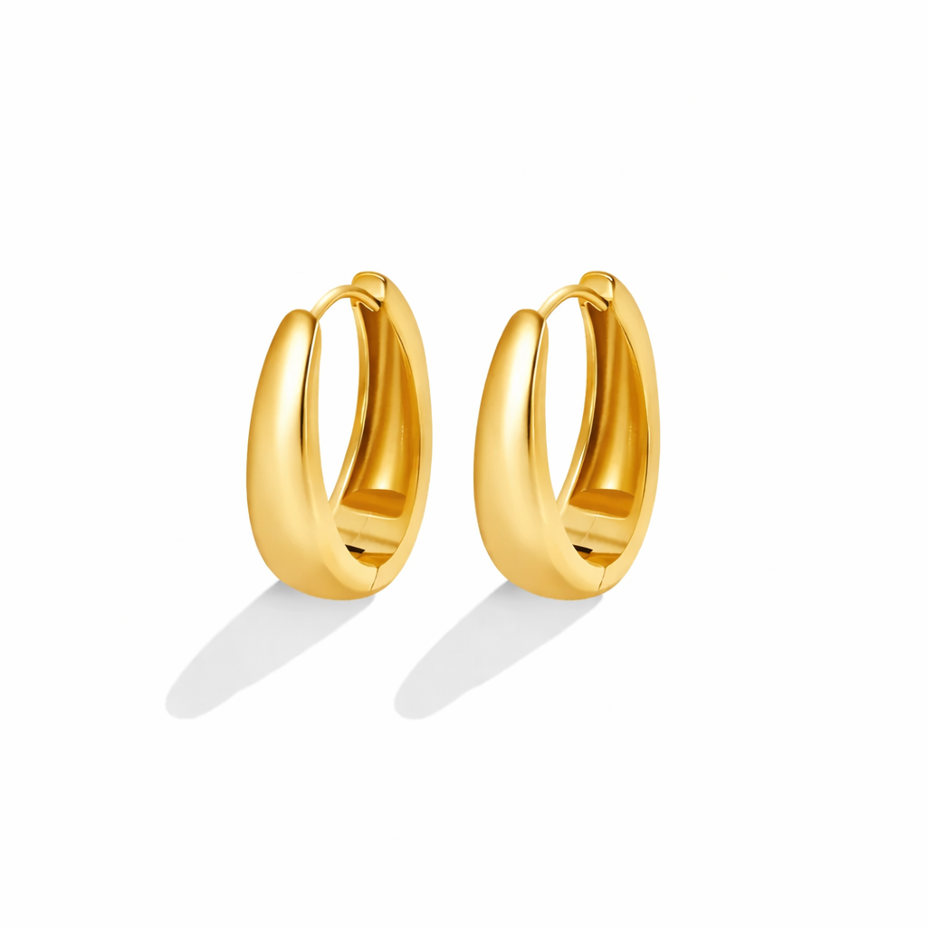 Aros dorados Valentina
