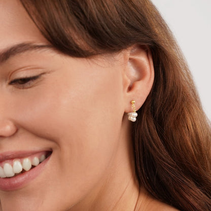 Aros con perla Celine