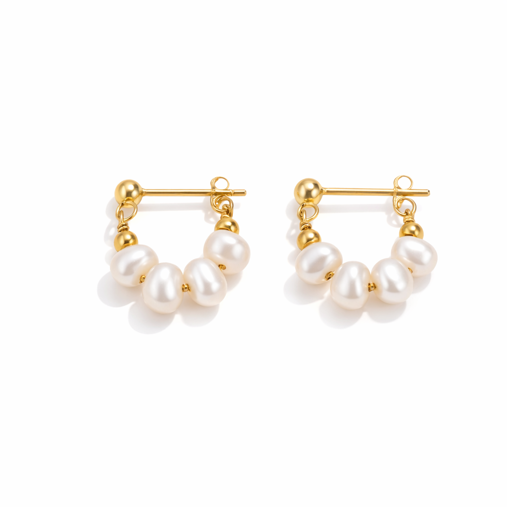 Aros con perla Celine
