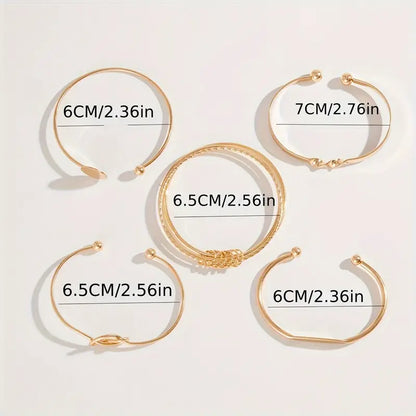 Set de Pulseras Elegance con Nudo
