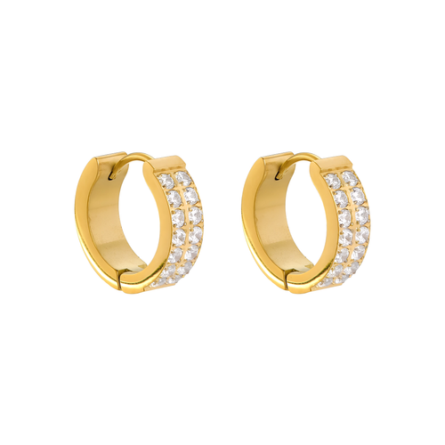 Pendientes DOUBLE PAVÉ