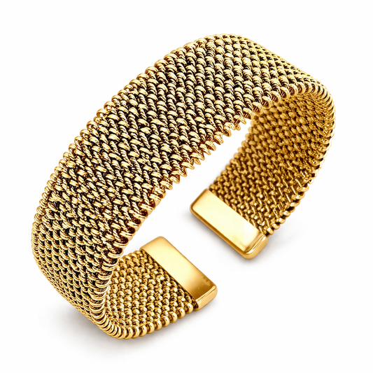 Pulsera de eslabones dorados vintage