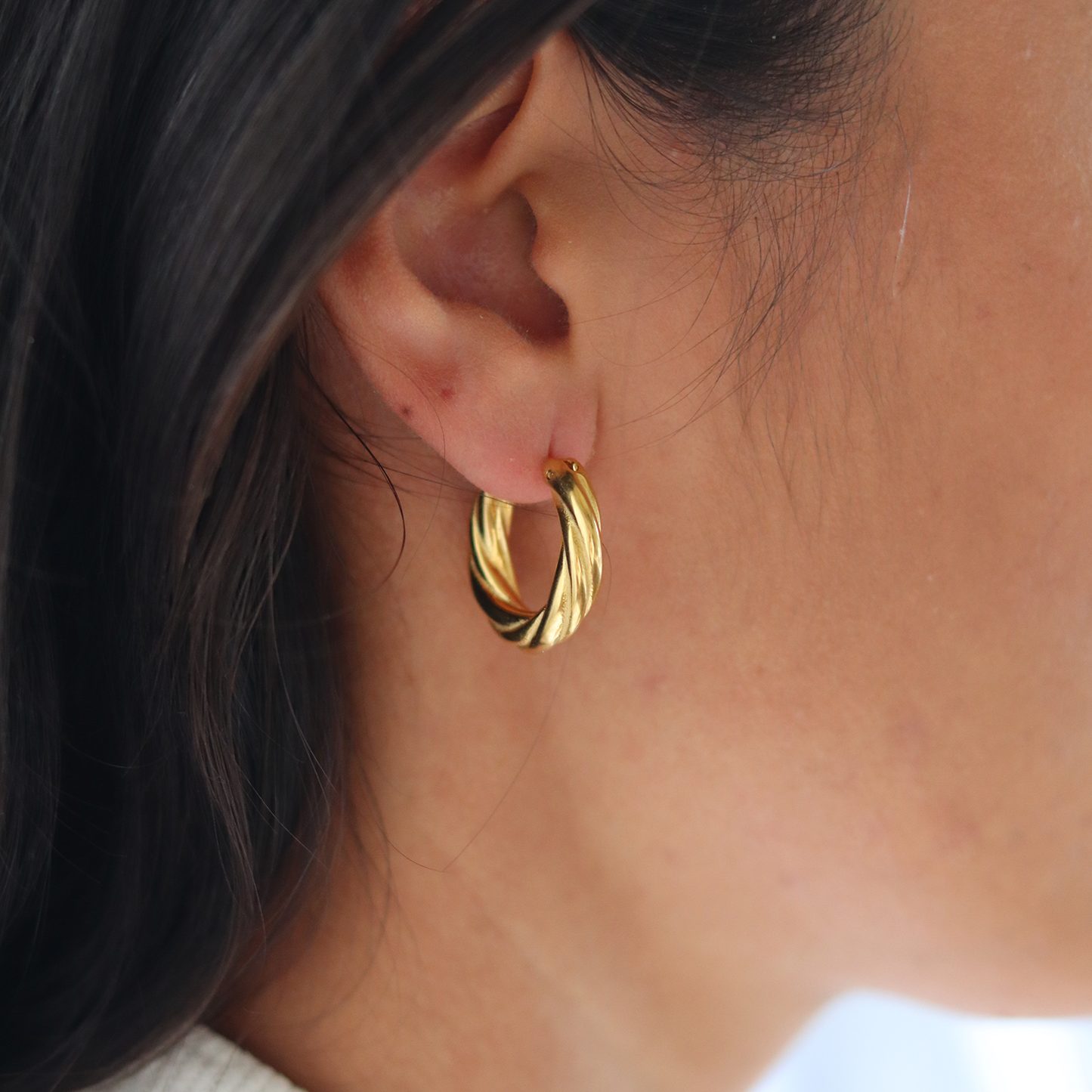 Pendientes de Aro Entrelazados