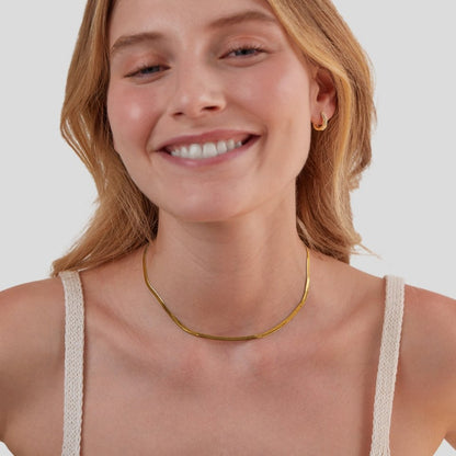 Collar Sarya Cadena Serpiente.