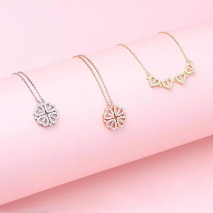 Collar Elegante Corazón de la Suerte